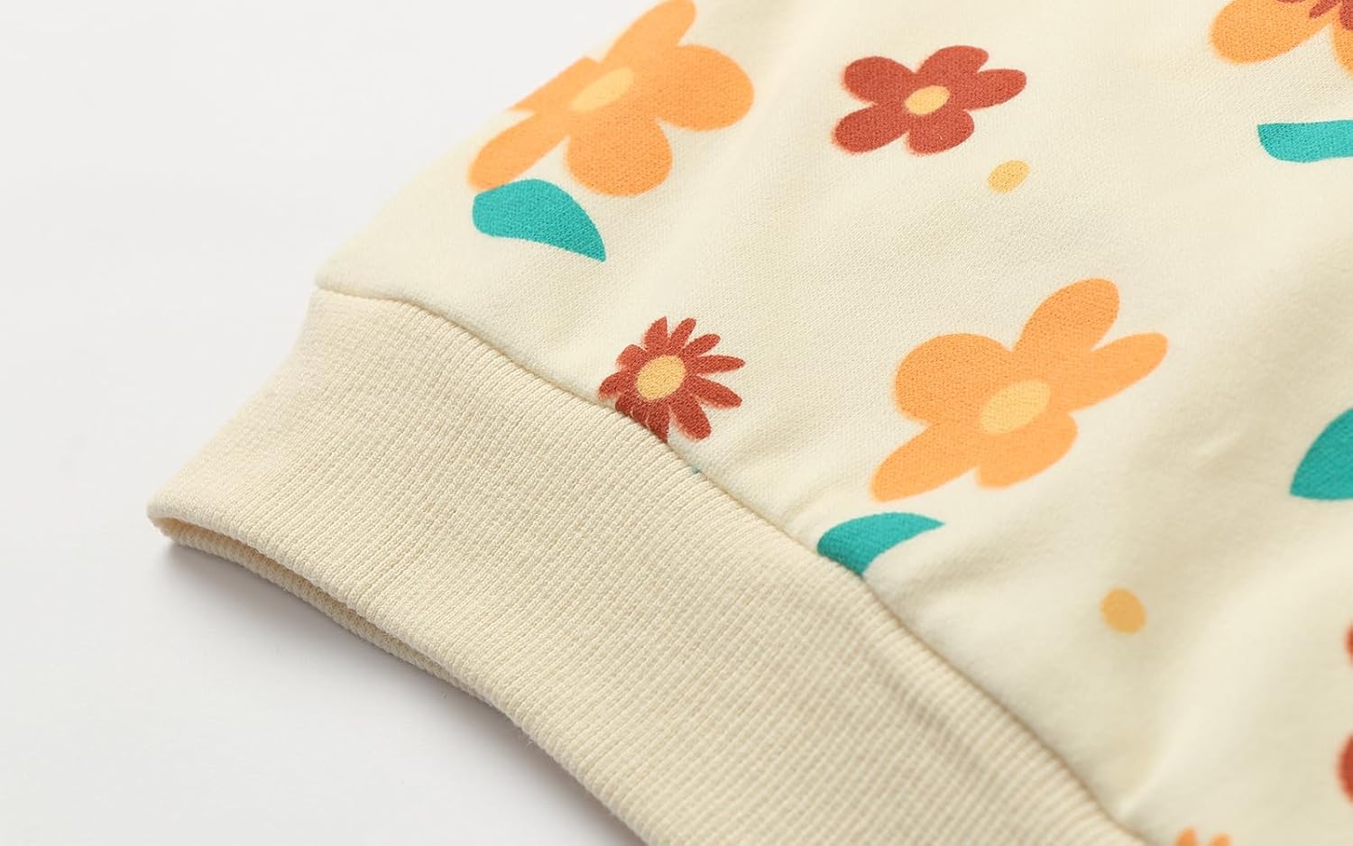 Mud Kingdom Boutique Little Girls Sweatshirts Crewneck Cotton Sunflower - Image 7