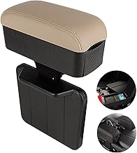 Daihatsumiratocot LA550S/560S Type Armrest Console Box Elbow Rest Cushion for June 2018 - December 2023 - December 2023 - Accessories Storage Box | Ideal for Travel and Daily Use (Beige)