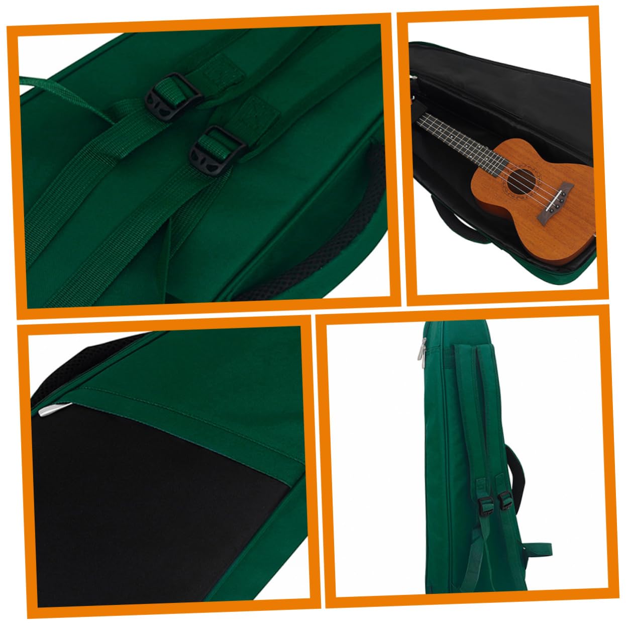 Paquet de Transport pour Ukulélé 23 24 Pouces, Housse de Protection