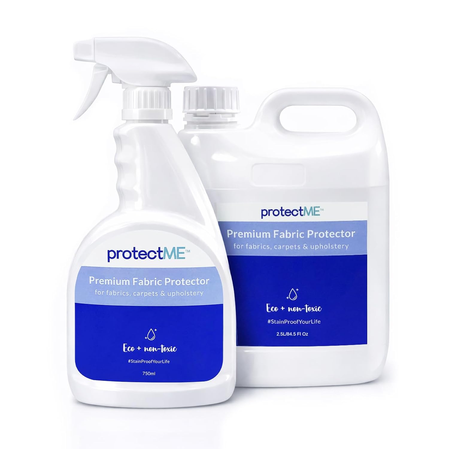 Fabric Protector Spray Bundle - 25 4 oz 84 5 oz - Non Toxic Odorless Upholstery Fabric Stain