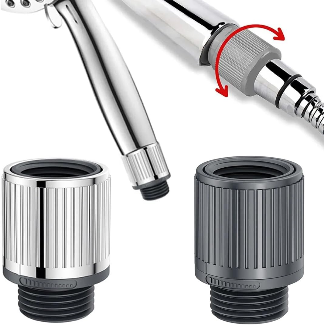 2 Pack Shower Head Flow Control Valve Water Flow Control Valves Showerhead Shut Off Valve Restrictor Regulator for High Pressure Handheld Shower Head Hand Held Showerhead Shower Hose image 3
