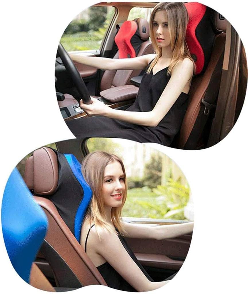 Car Headrest Pillow Memory Foam - Neck Pillow Support for Driving Adjust Height(C)