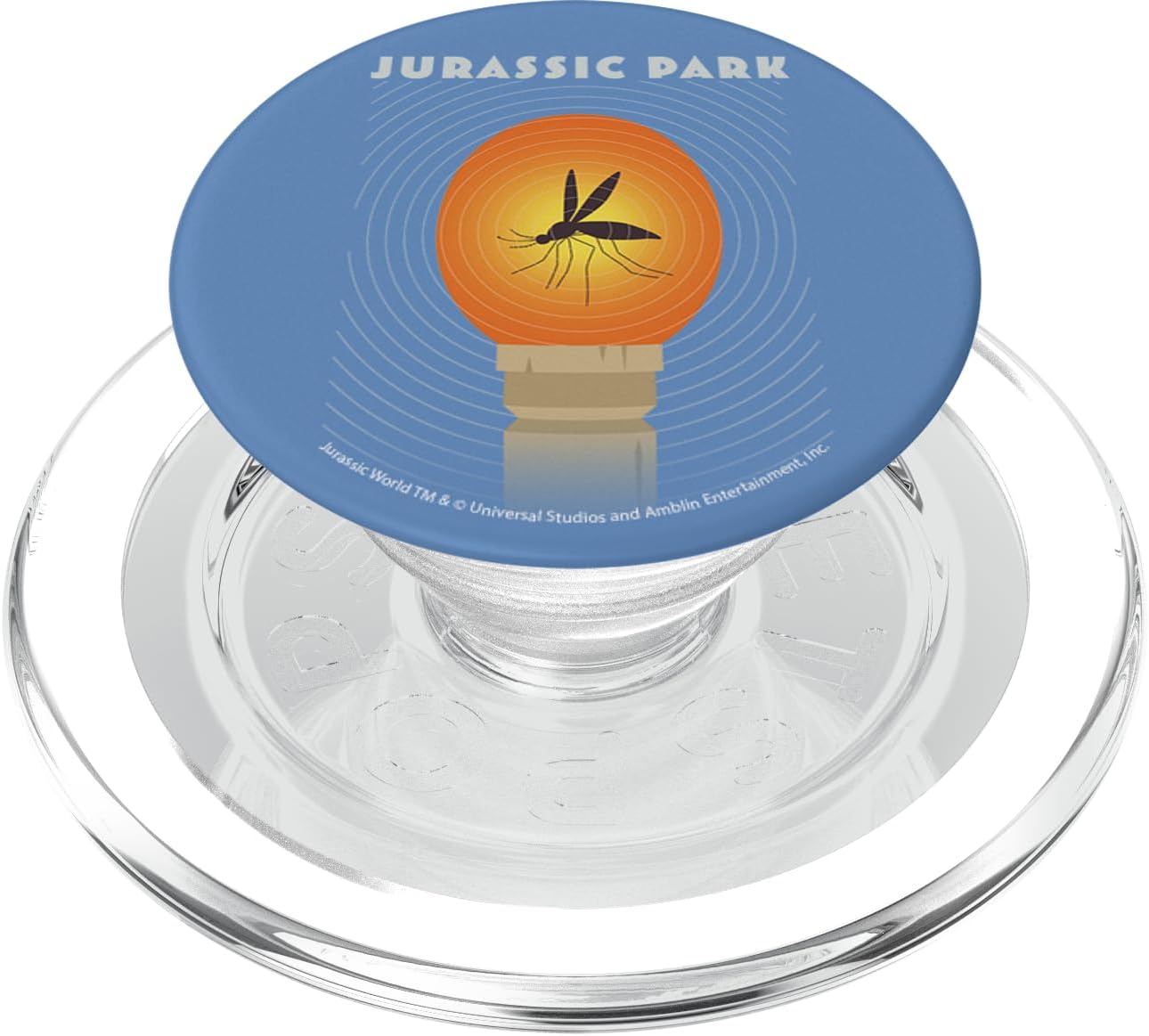 Jurassic Park Mosquito In The Amber PopSockets MagSafe PopGrip for iPhone