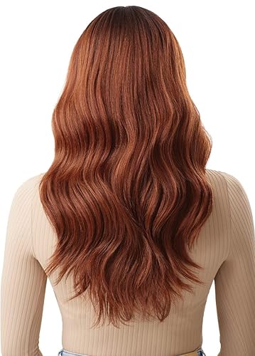 Miniatura 4 de Outre Elegante peluca de encaje frontal HD - GENEVIVE (color 2 marrón oscuro)