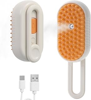 Pet Steam Brush for Dogs & Cats Hair Removal
