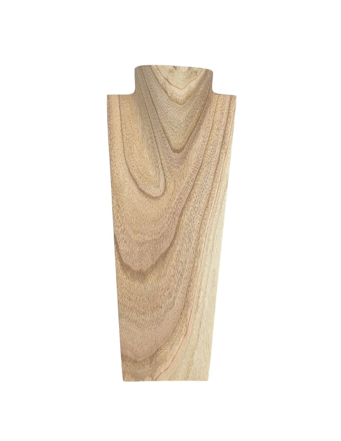 Busto – Espositore a Fascette in legno massiccio lordo H35 cm