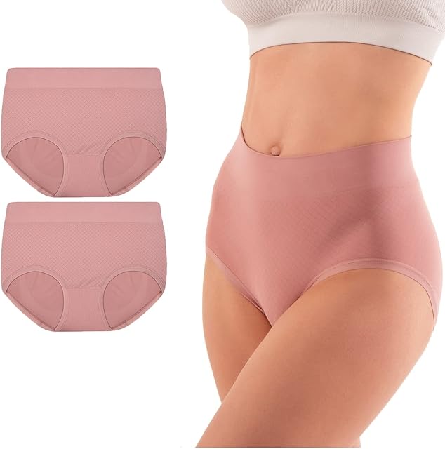 SINOPHANT Underwear Womens - Breathable Wicking Sports Soft Seamless Briefs Ladies Underwear Knickers Packs Panties for Women