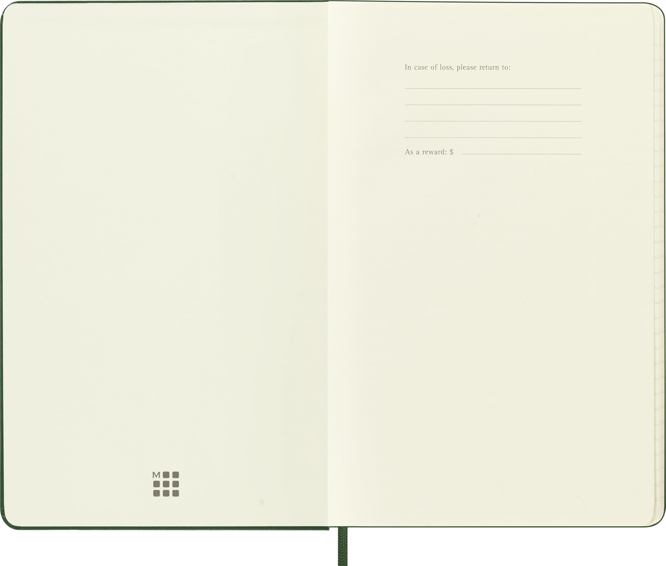 Moleskine Festive Notebook, Ruled Notebook, Hard Cover and Elastic Closure, Ideal as Christmas Gift, Colour Green - Image 3