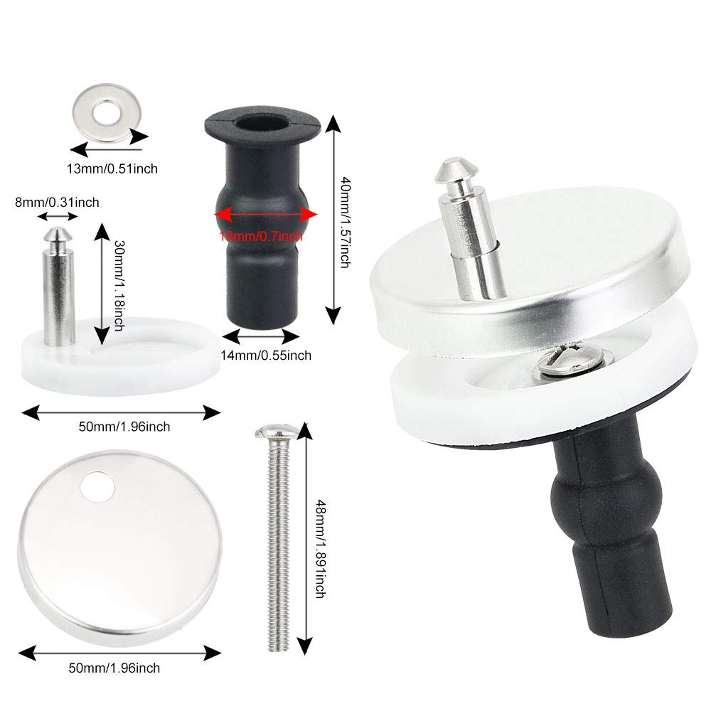 Bisagras De Fijación Para Tapa De WC, Tornillos De Expansión Para Asiento De Inodoro, Tornillos