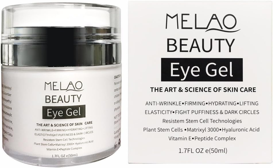 Eye Gel Moisturizer for Dark Circles, Puffiness, Wrinkles and Bags anti aging
