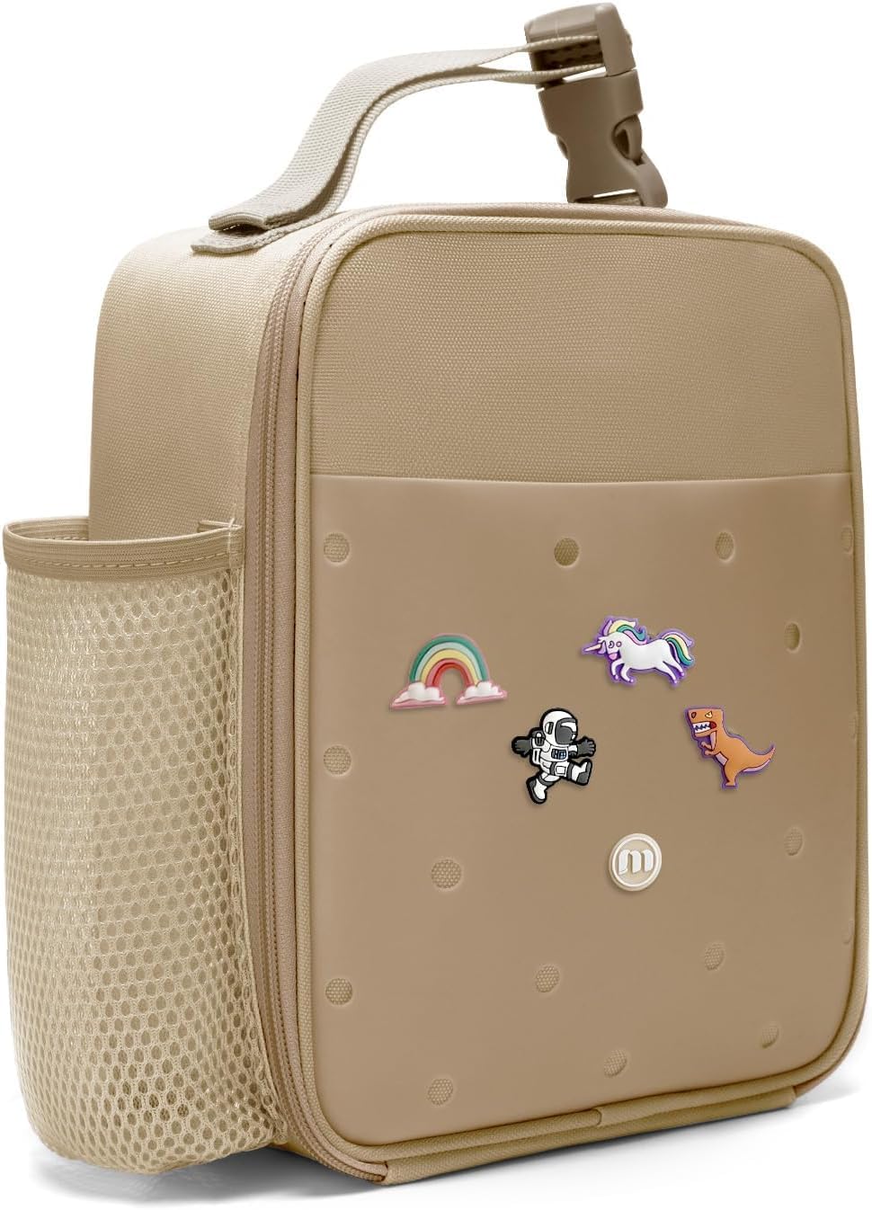 MEXS Kids Lunch Bag, DIY＆Insulated Lunch Box for Boys Girls, Toddler Lunch Cooler Bag for School, Double Insulation Portable＆Reusable, Water/Oil-Proof