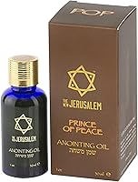 Vista 14 de Aceite de unción bendita 'Prince of Peace', hecho a mano en Jerusalén con aceite de oliva virgen extra y aceite esencial de mirra, ingredientes