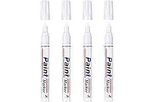 White Tire Paint Pen White Permanent Marker For All Surfaces