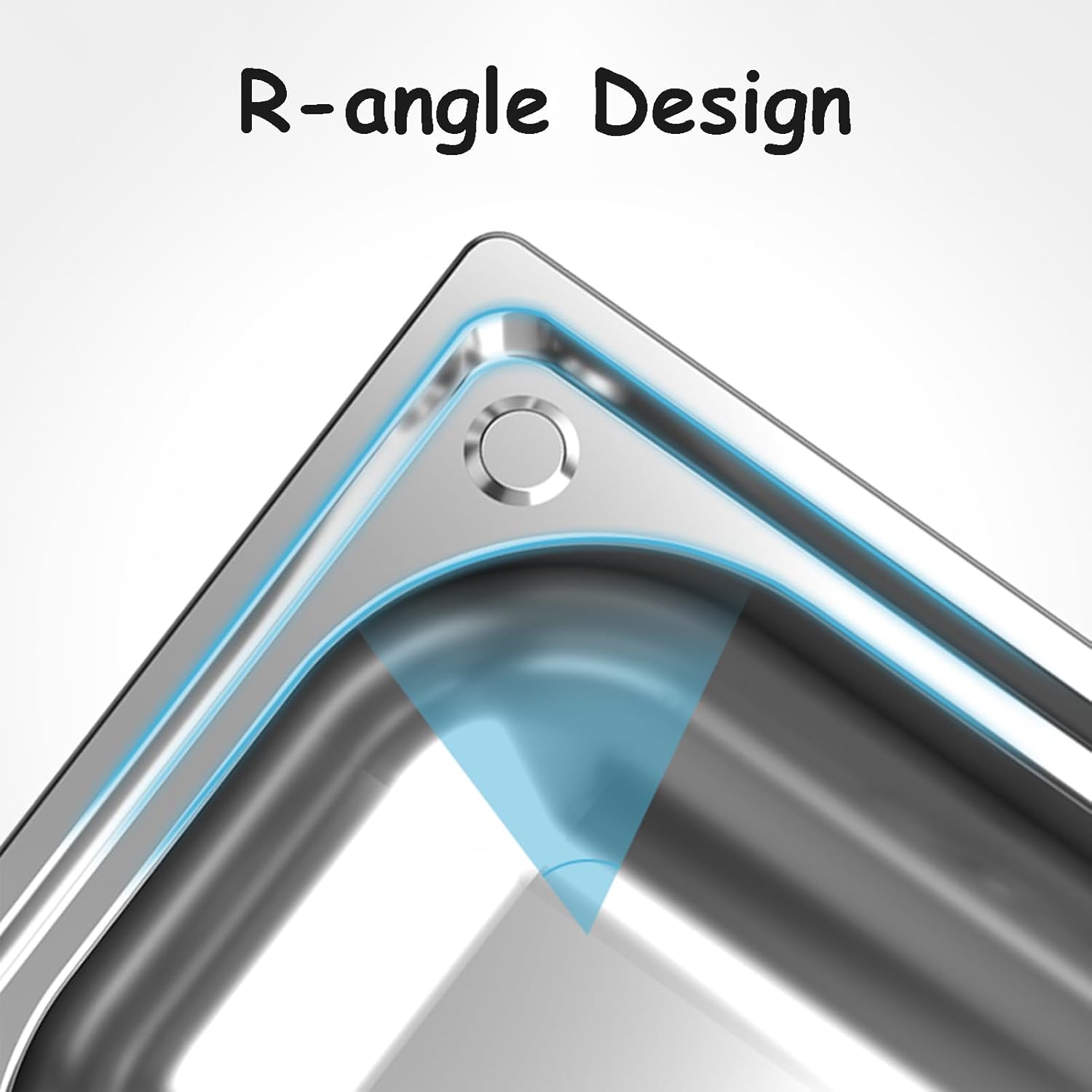 ステンレス製シンク、温水・冷水蛇口付きスクエアシンク、シングルボウル多機能洗面台、バーホテル用ビルトイン排水セット