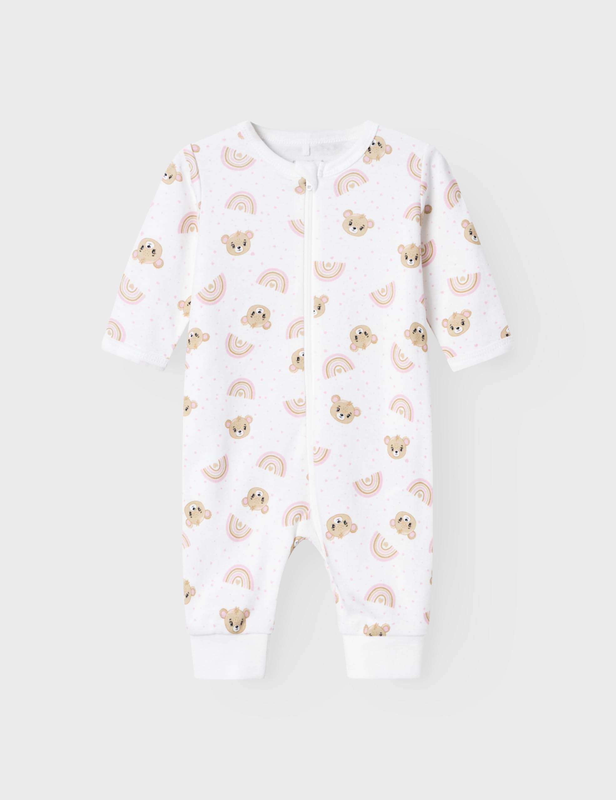 NAME IT Nbfnightsuit Zip Orchid Pink Teddy Noos Pigiama Bimba