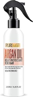 Sponsored Ad - Moroccan Argan Oil Heat Protectant Spray for Hair with Keratin - Leave in Deep Conditioner for Women - Styl...