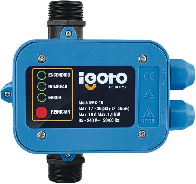 Igoto Pumps 89AMC10 - Automático para bomba de agua Igoto AMC-10 : Amazon.com.mx: Herramientas y Mejoras del Hogar