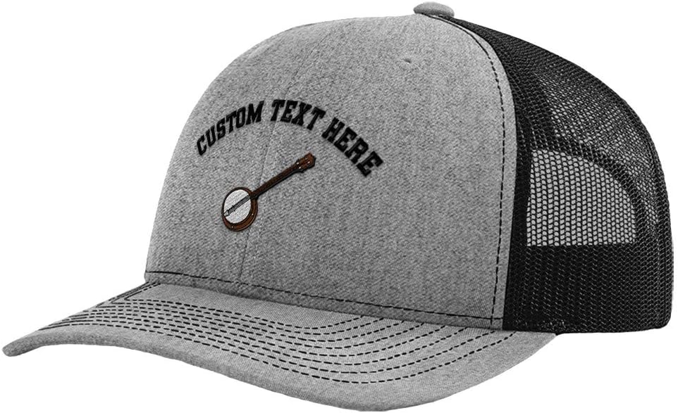 Custom Richardson Trucker Hat Banjo Embroidery Polyester Baseball Cap Snapback