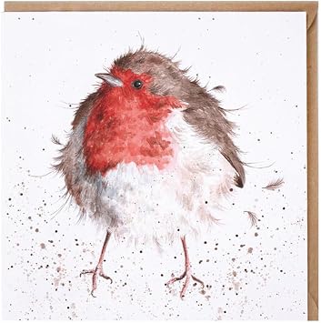Wrendale Designs Greeting Card - THE JOLLY ROBIN Robin