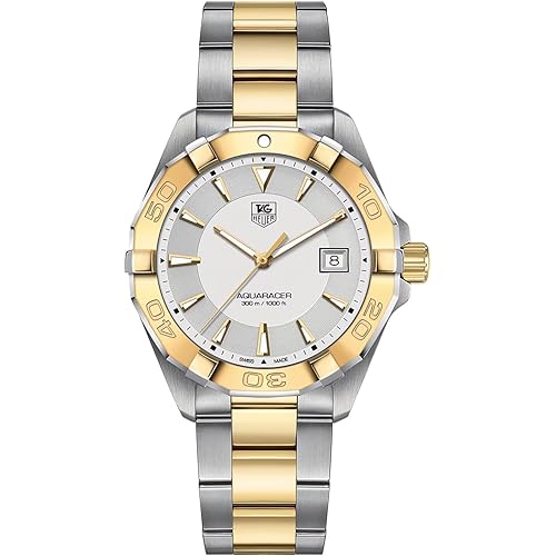 TAG HEUER Aquaracer Silver Opaline Dial Men's Watch WAY1120.BB0930
