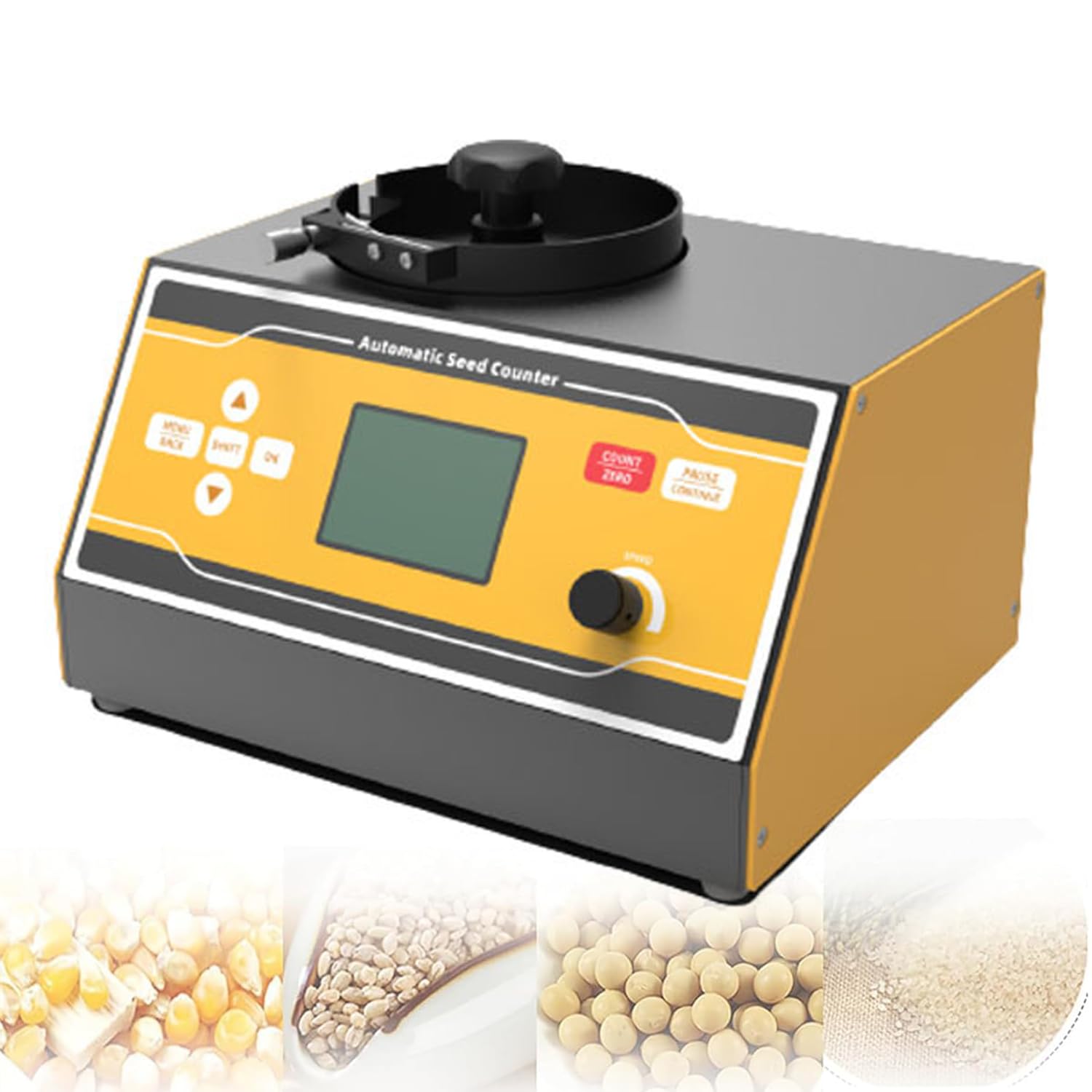 Automatyczna maszyna do liczenia nasion, licznik nasion zbóż z wyświetlaczem LED, sterowanie mikrokomputerem, liczy 1000 ziaren w 3 minuty dla ryżu, pszenicy, sorgo, kukurydzy