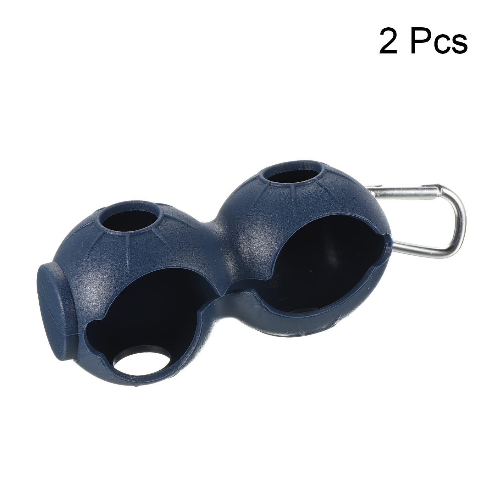 PATIKIL Golf Ball Holder, 1 Pack Silicone Balls Carrier Protective Portable Sleeve with Buckle for Golf Bag Belt Blue - Image 3