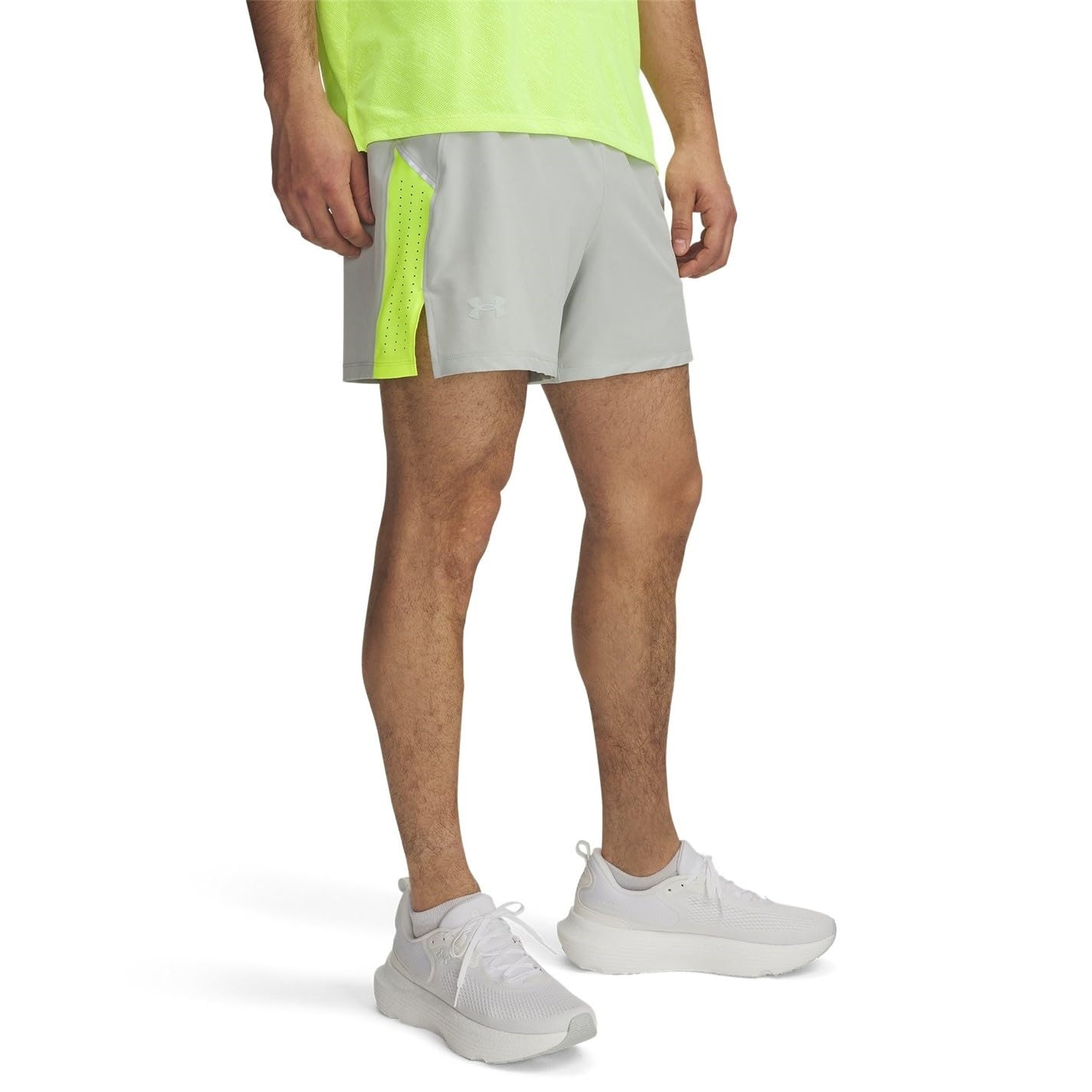 Under Armour Launch Elite 7In Short de Running Hommes Green/Hydro Green