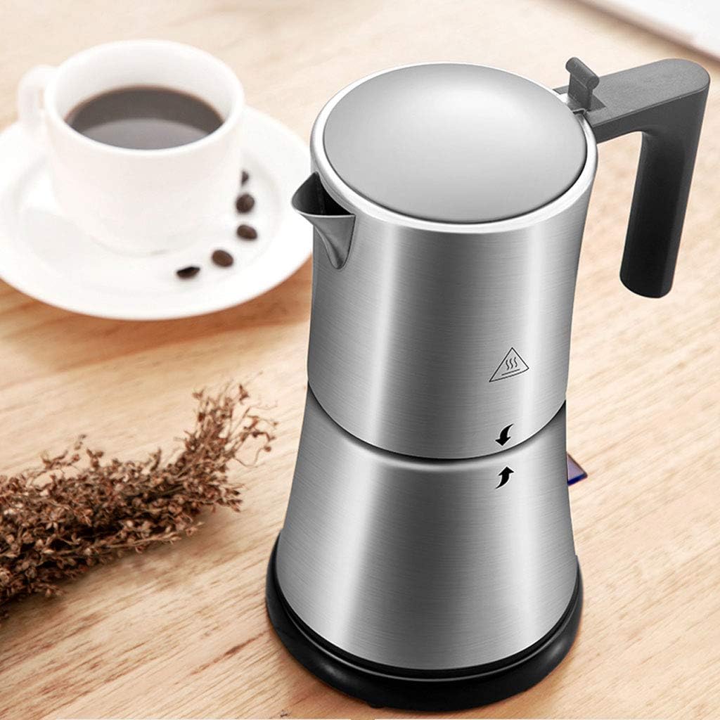 Coffee Maker Mocha Coffee Pot Moka Stainless Steel Filter Espresso Coffee Maker Percolator Tool Percolator Pot Electric Coffee Machine 330W Interesting