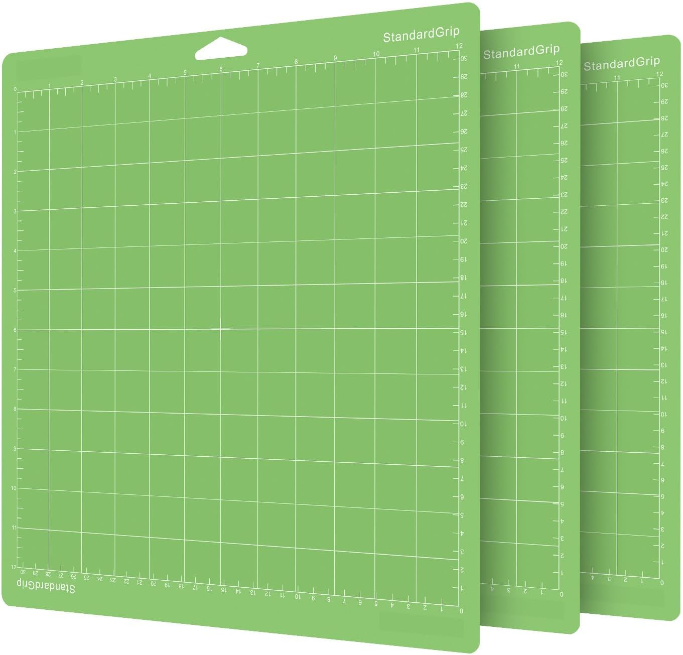 12x12 inch Standard Grip Cutting Mat 3 Pack Quilting Replacement Cut Mats for Cricut Maker