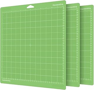 12x12 inch Standard Grip Cutting Mat 3 Pack Quilting Replacement Cut Mats for Cricut Maker