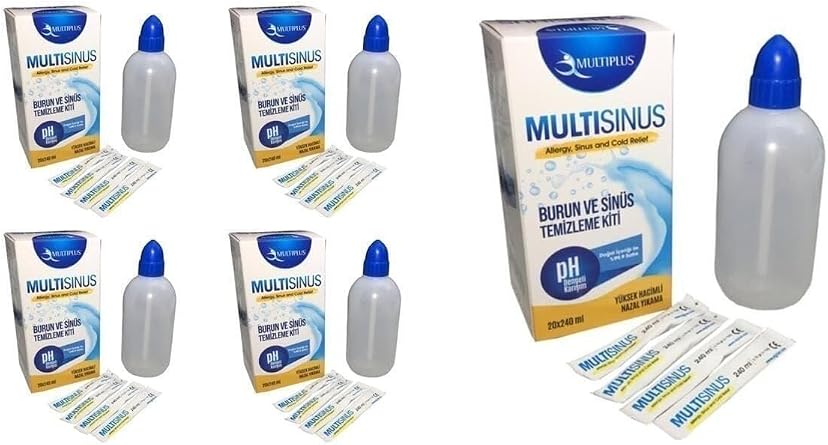 Multi Sine Rinse Nose And Sinus Cleansing Kit - Pack of 5