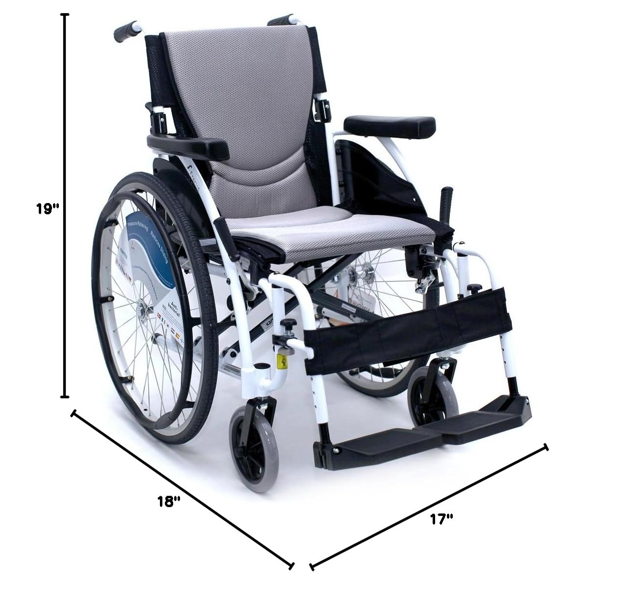 Karman Healthcare S-Ergo 5 Limited Edition Alpine White 18x17 1 Count product thumbnail 4