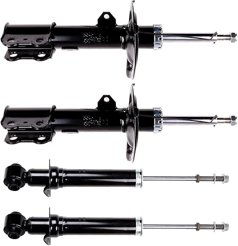 SCITOO Amortiguadores, Delantero trasero Gas Struts Amortiguadores Ajuste para 2000 2001 2002 2003 2004 2005 Toyota Celica 334277 72111 334278 72112