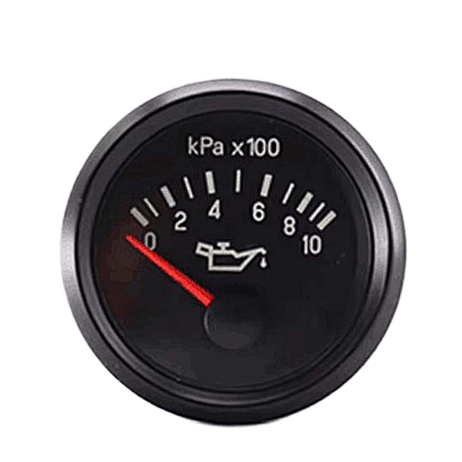 0-5Bar 0-10Bar Diesel Engine Parts Oil Pressure Gauge Meter 0-500kPa for Generator Parts 52MM(0-10 bar,24V)