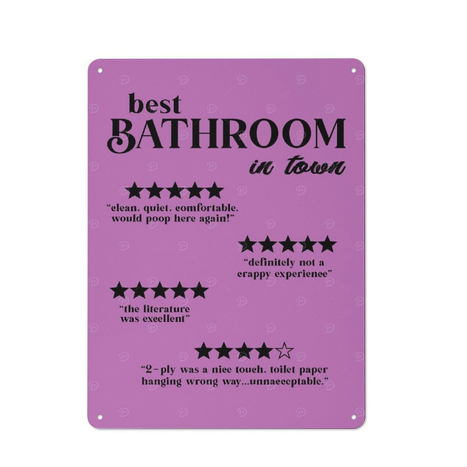 Junmoney Toilet 11 Vintage Metal Plaque 40X30cm For Café Or Restaurant, A Decorative Gift For A Newly Furnished Café And Restaurant