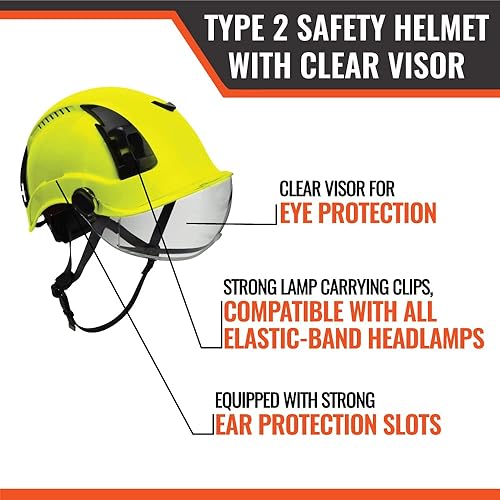 Miniatura 4 de Malta Dynamics APEX Prime OSHAANSI Z89.1 Type 2 Safety Helmet for Construction