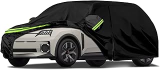 Housse Bache Voiture Exterieur Hiver Remplacement pour Renault 5 E-Tech 2024-2025, Couverture de Voiture Protection Anti-UV Personnalisé, Garage Complet Bandes Réfléchissantes
