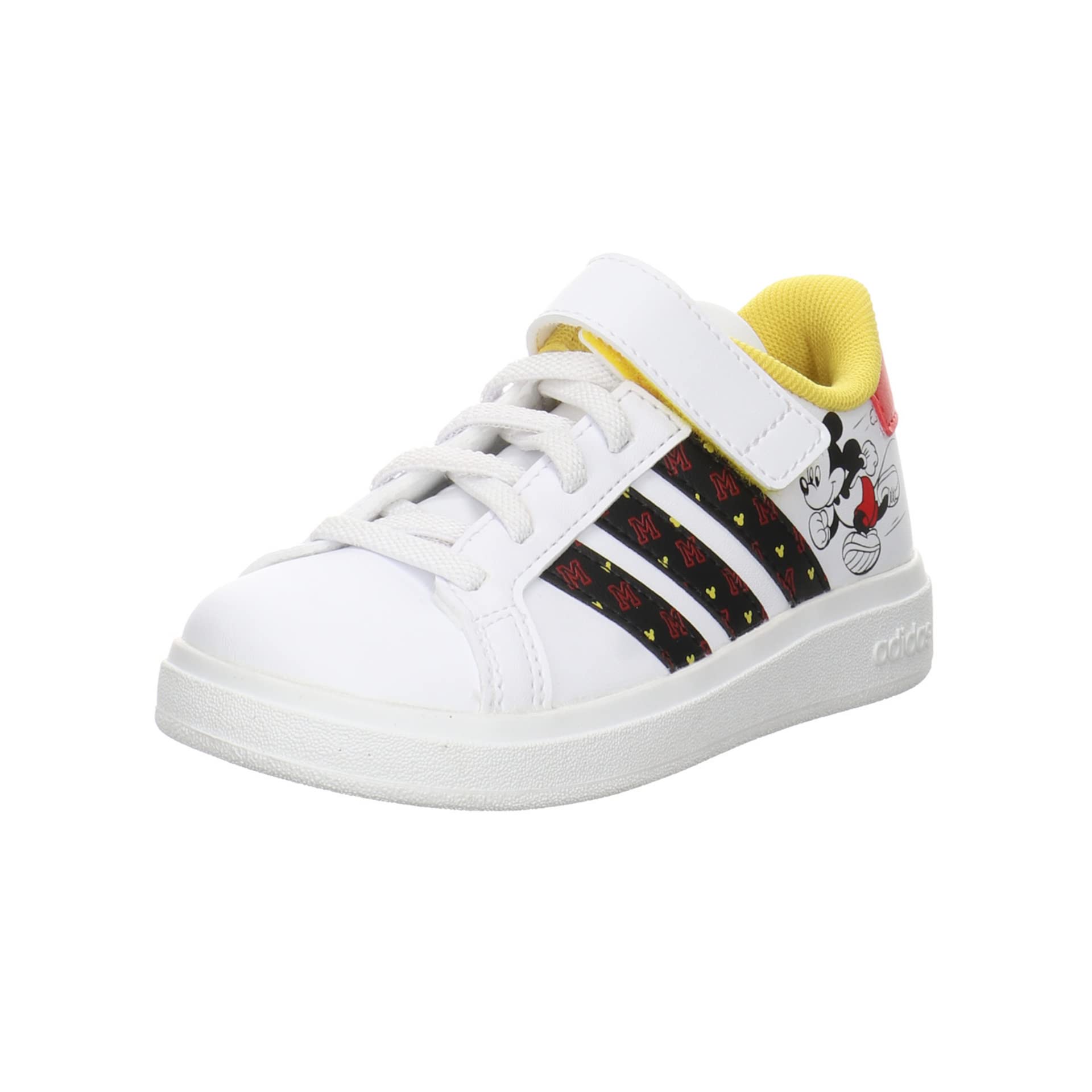 Zapatillas adidas Grand Court Mickey El K, calzado cómodo y resistente para niños activos 8