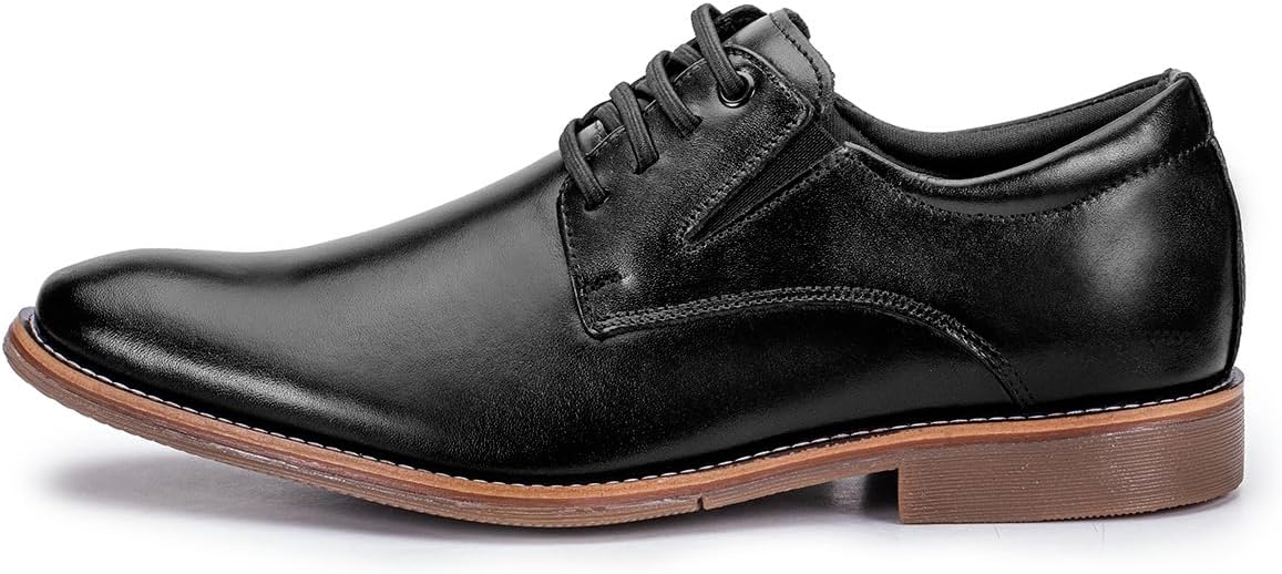 Sapato Masculino Social Couro Bico Redondo Moderno Confort