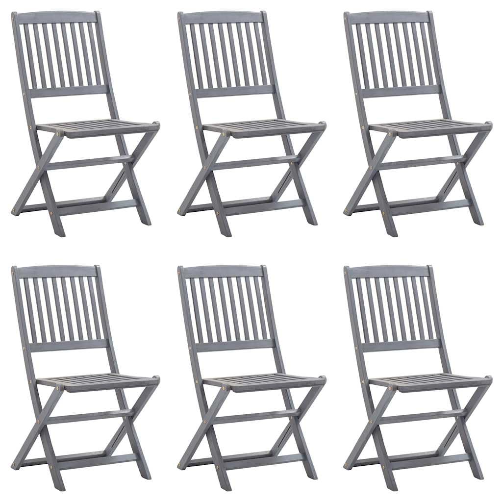 Chaises pliantes d'extérieur en acacia pour résoudre le manque de place