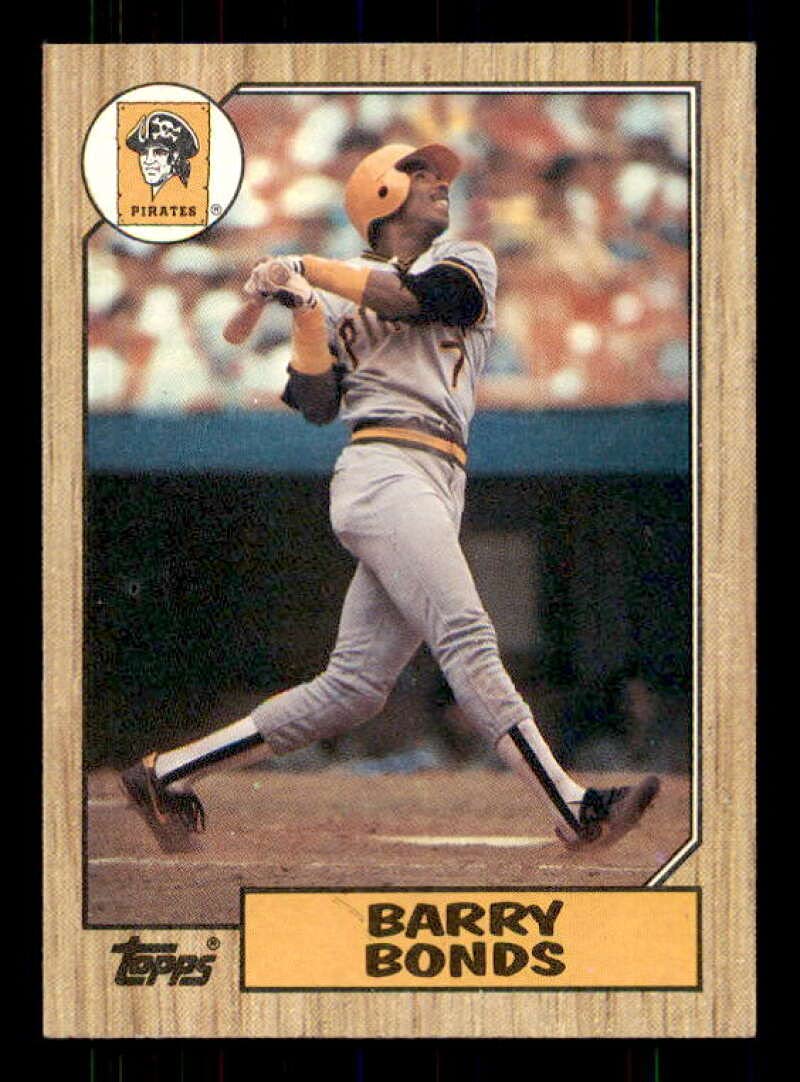 Amazon.com: Barry Bonds Rookie Card 1987 Topps #320