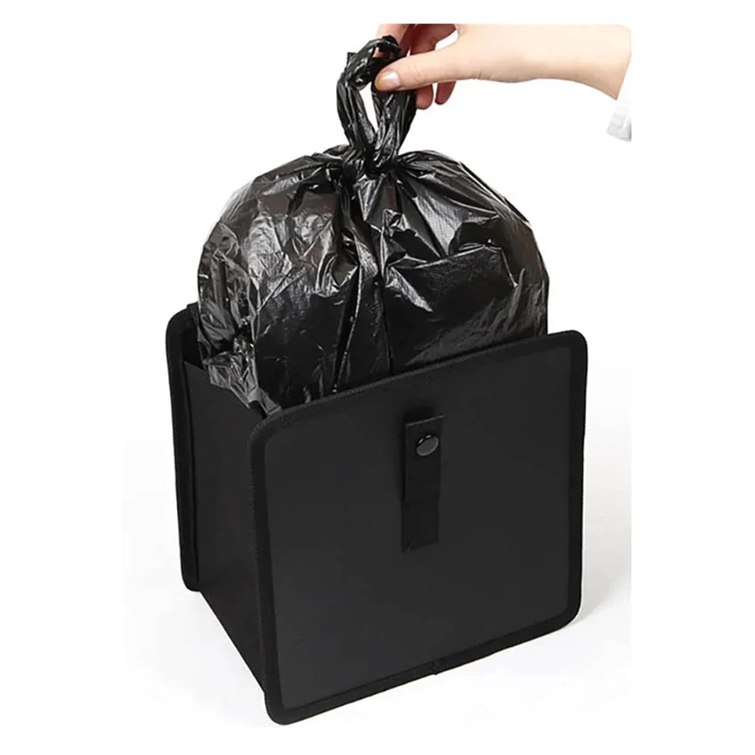 Car Trash Can Bin Car Accessories Organizer Garbage Dump Trash Can Cars Storage Pockets Portable