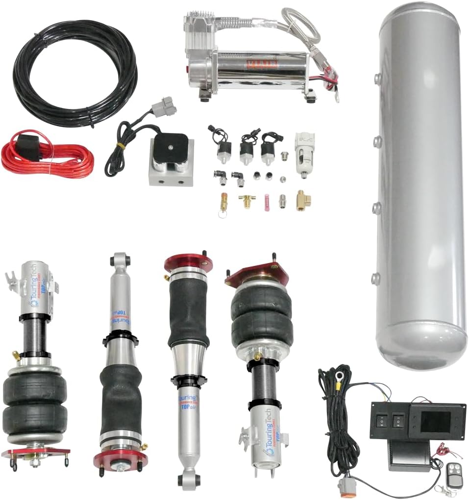 Topair Air Struts Air Bag Suspension Compatible with 2002-2006 Acura Rsx / 2001-2005 Honda Civic / 2002-2005 Civic Si