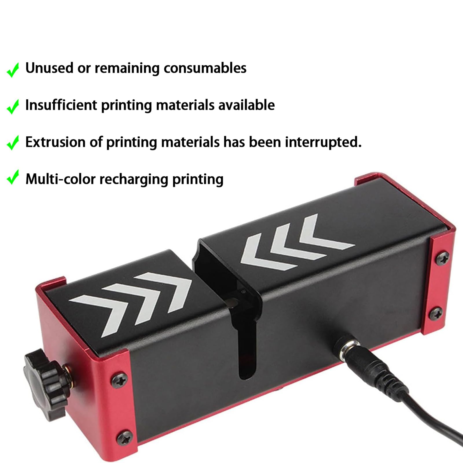Złącze filamentu do drukarki 3D, łącznik do drukowania 3D z 100 tulejami, złącze o średnicy 1,75 mm do materiałów PLA, PETG, TPU, ABS i PC