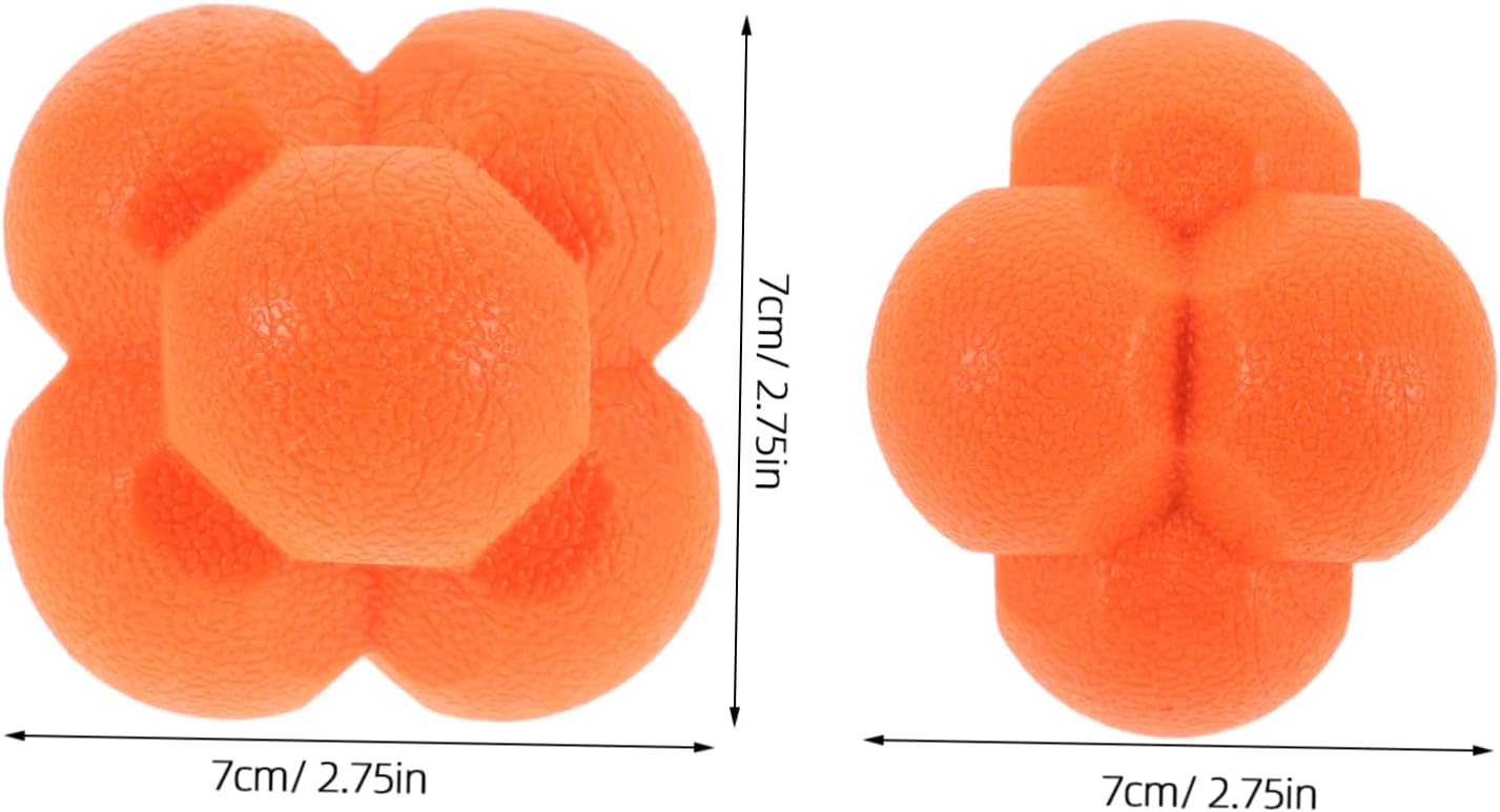 KICHOUSE Hand-Eye Coordination Reaction Training Ball Hexagonal Agility Equipment for Speed and Reflex Development Sports Like Baseball and Tennis