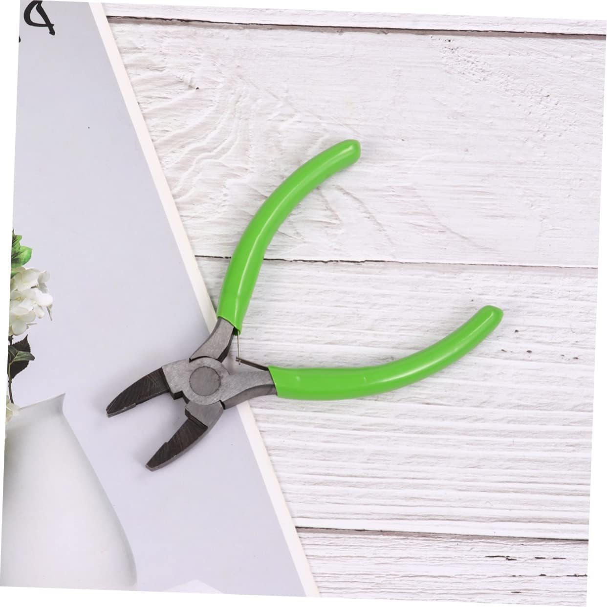 ORFOFE 1 Set DIY Jewelry Pliers Manual Pliers with Plastic Handle Durable Jewelry Tools for Crafting and Repairing for DIY Projects and Beading