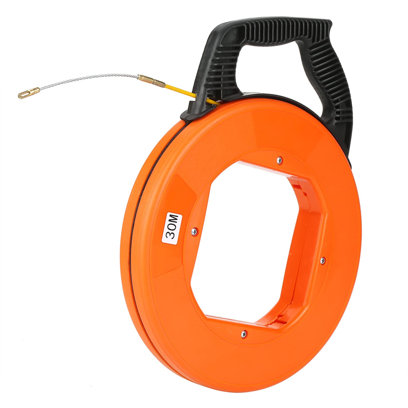 Tirador de cables, Cinta pasacables de fibra de vidrio, juego de cables de funcionamiento con tirador de Cable de 30m, Kit de varillas de empuje eléctricas