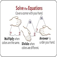 Vista 4 de Cartas Multiplication and Division Three-Corner®