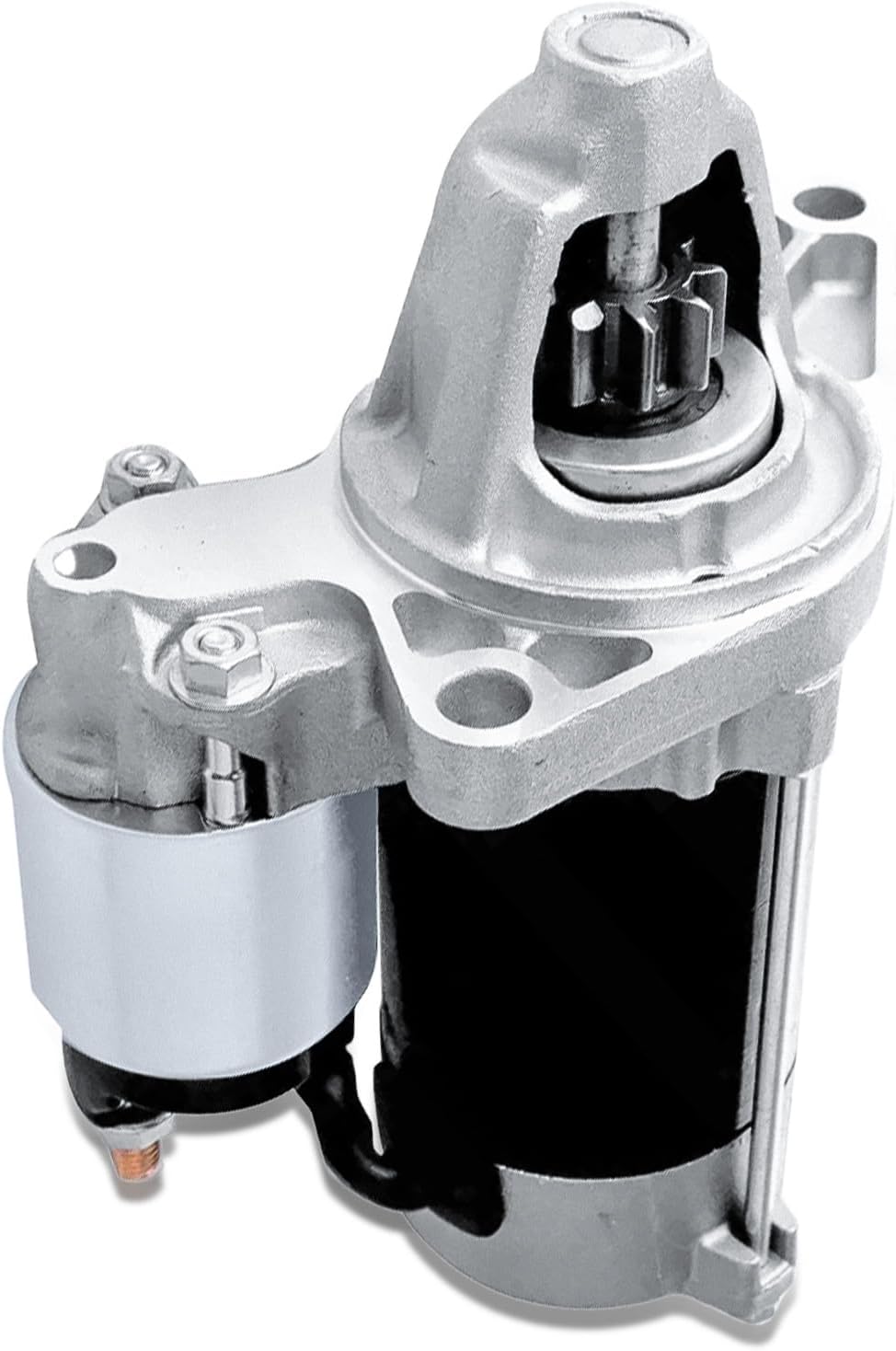 17845N Starter Motor Compatible with Honda Civic 2001-2005 1.7L L4 Manual Transmission, Compatible with Acura EL 2001-2005; 12V 0.8KW 9-Tooth CW, OE# 228000-9641 31200-PLR-A02 410-52174