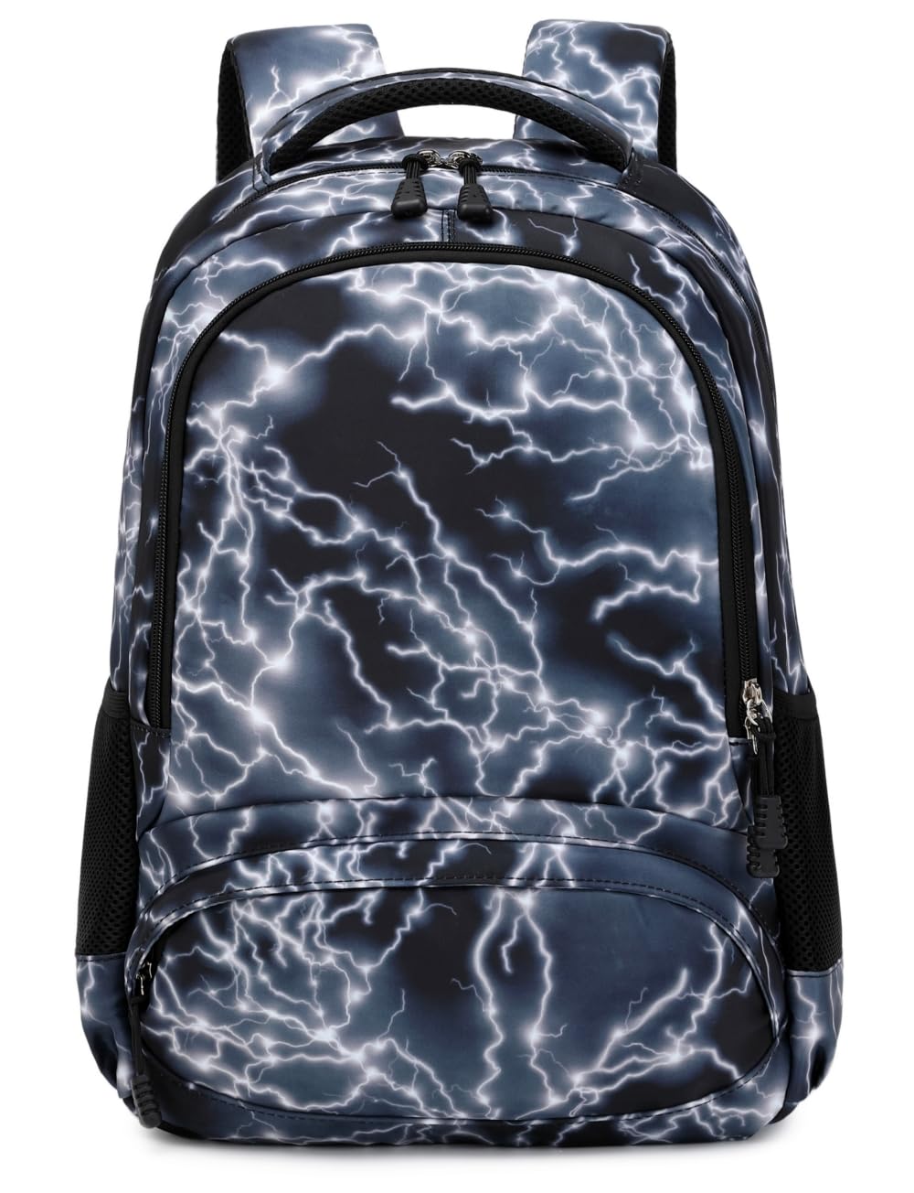 Sac à Dos D'école Pour Garçons Grand Sac à Dos Pour Enfants Durable Léger Et Imperméable étoilé Pour étudiant (2-Noir)